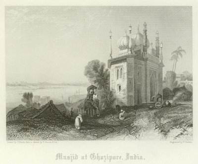 Mezquita en Ghazipore, India de Thomas Colman Dibdin